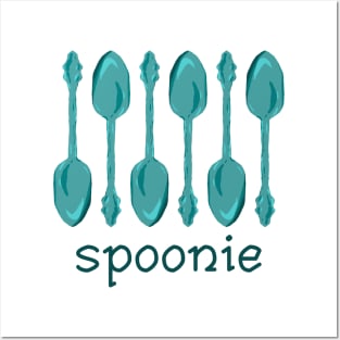 Spoonie (Teal) Posters and Art